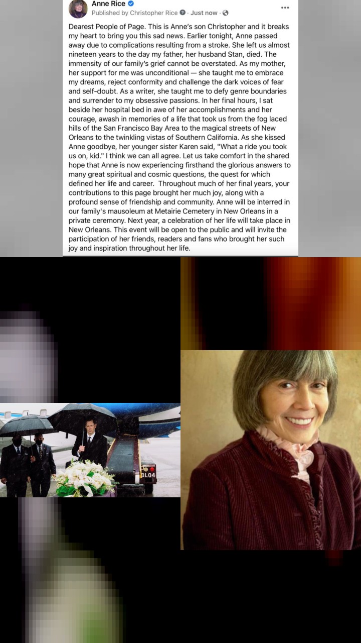 Countdown: Anne Rice's 10 Most Popular Instagram Posts