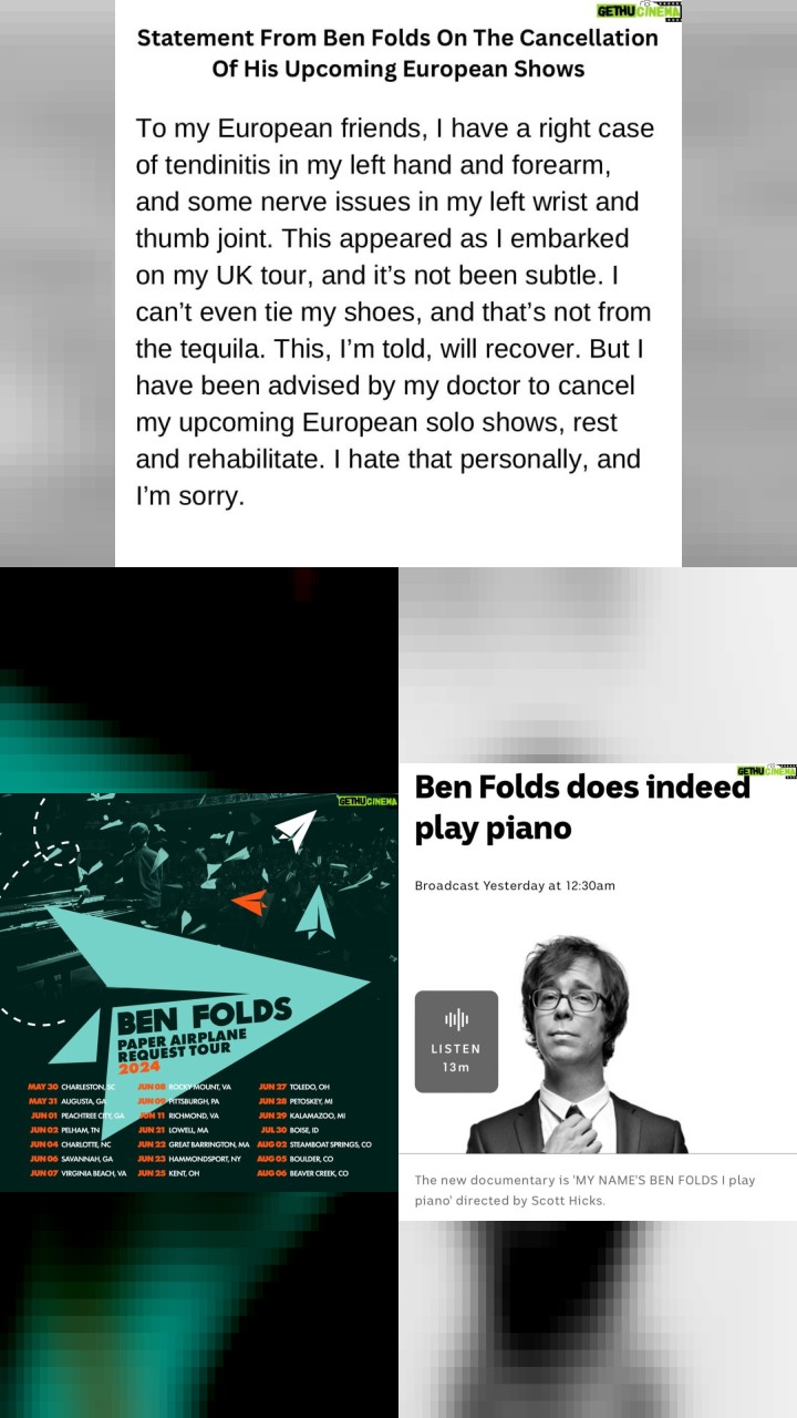 10 Best Instagram Photos of Ben Folds