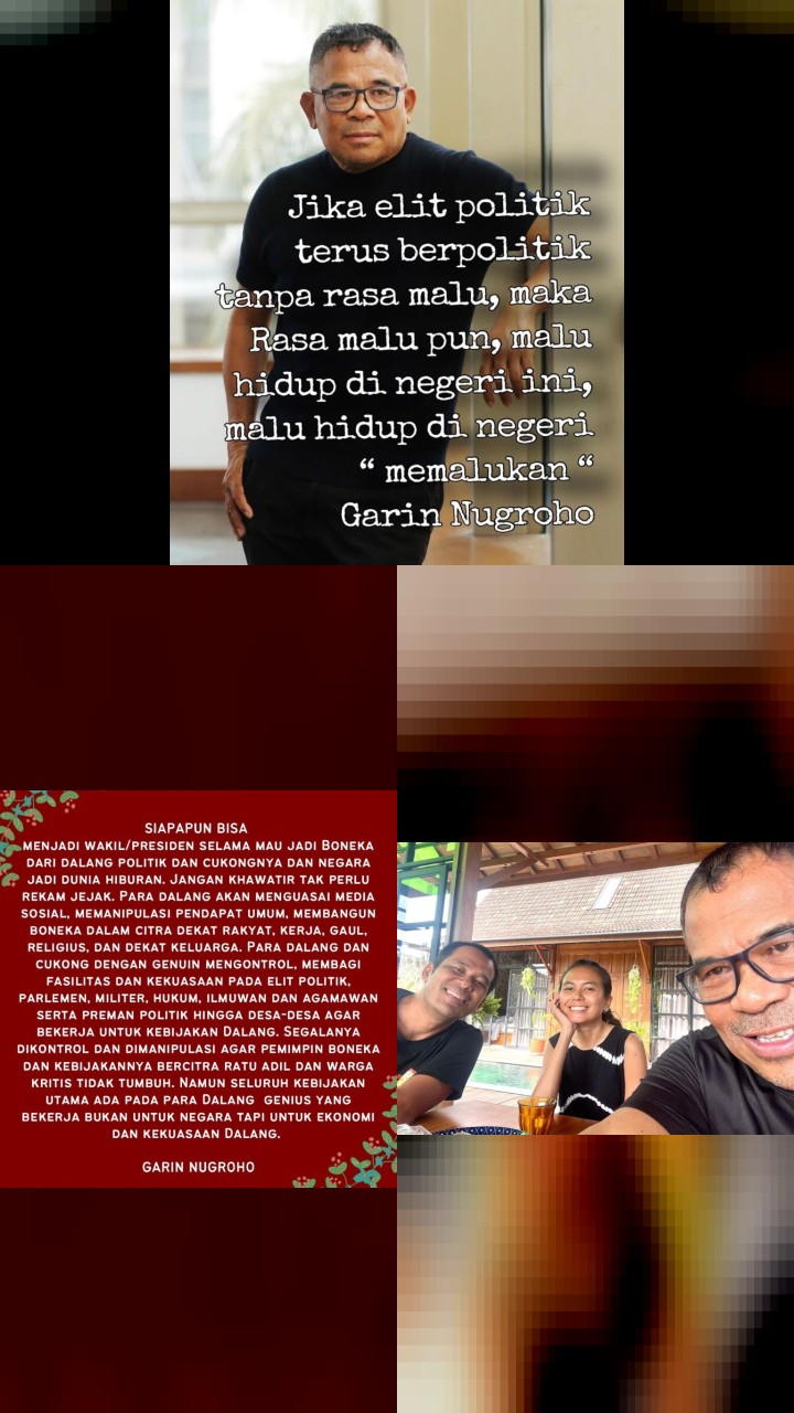 The Most Loved Instagram Photos of Garin Nugroho: Top 10