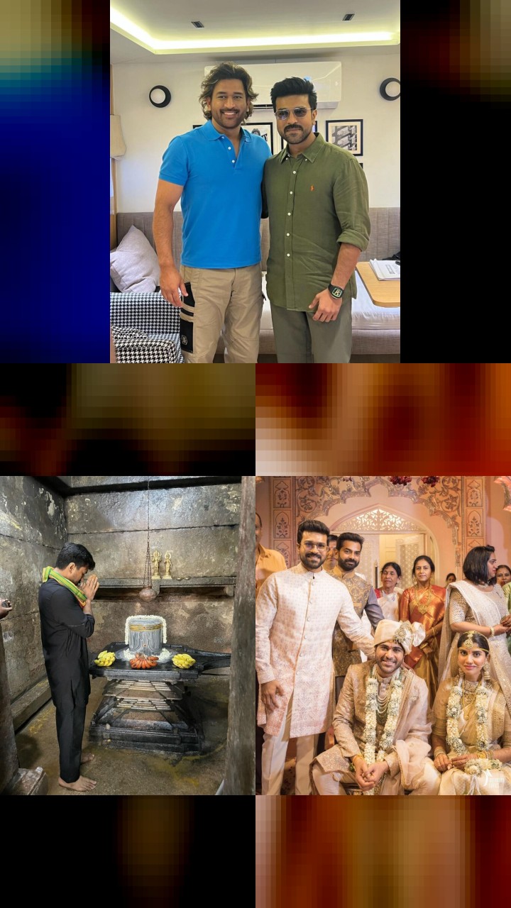 Ram Charan's Top 10 Instagram Moments of Fame