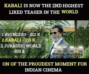 Kabali Creates New Record In World Level !