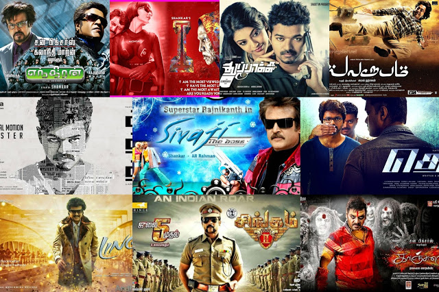 Top Ten 100 Crores Movies Of Tamil Cinema
