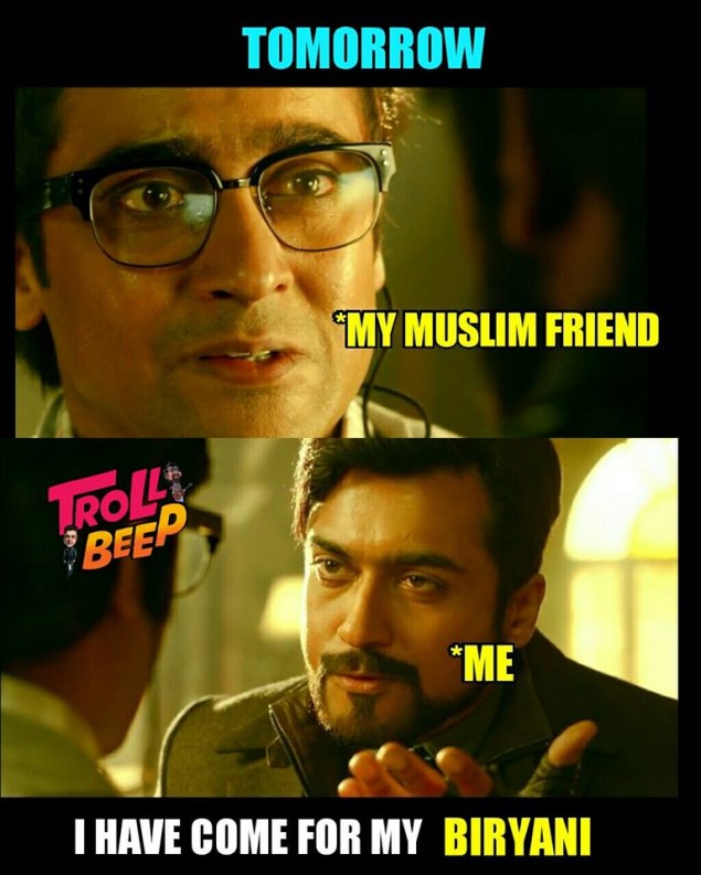Muslim Friend and Biriyani! Ramzan Special Funny Memes