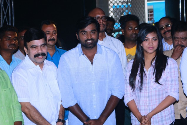 Vijay Sethupathi and Madonna Sebastian New film Pooja Gallery