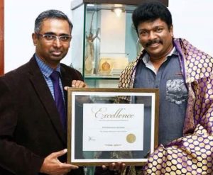 Parthiepan honoured as “Distinguished Director”