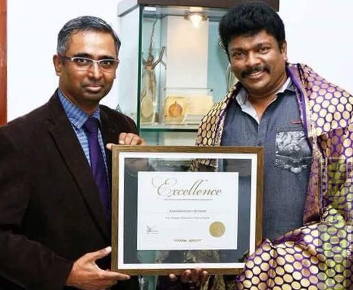 Parthiepan honoured as “Distinguished Director”