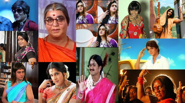 Your Favourite Tamil Actors in Lady Getup !