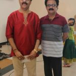 Crazy Mohan, Maadhu Balaji @ Vijay TV Anchor Ramya Wedding Photo