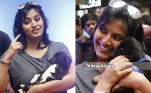 Actress Varalaxmi Sarathkumar At Vijaya Mall Adoptathon Event Gallery