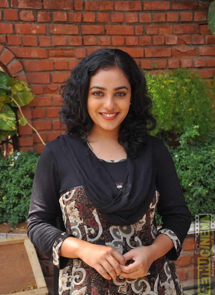 HD wallpaper Actress Nithya Menon portrait smiling hair headshot one  person  Wallpaper Flare