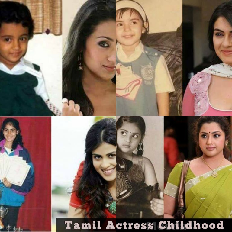 Tamil Actress Childhoood Photos | Trisha, Hansika Motwani, Tamannaah