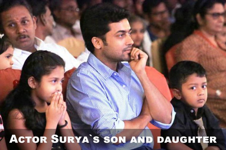Actor Surya`s son and daughter unseen images