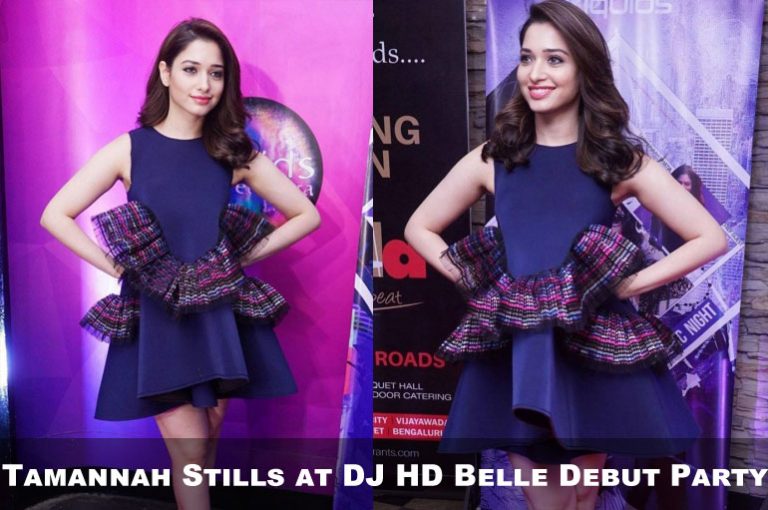 Actress Tamannah Stills at DJ HD Belle Debut Party
