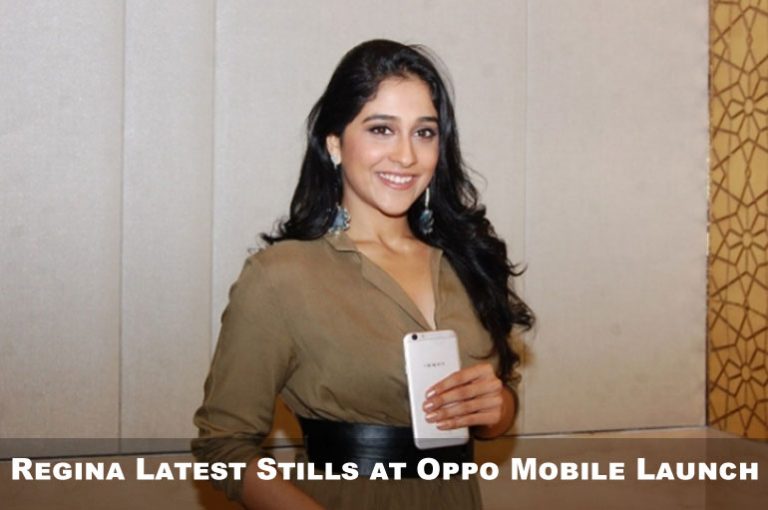 Regina Latest Stills at Oppo Mobile Launch