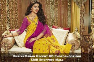 Shriya Saran Recent HD Photoshoot for CMR Shopping Mall