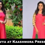 Sri Divya at Kaashmora Press Meet (1)