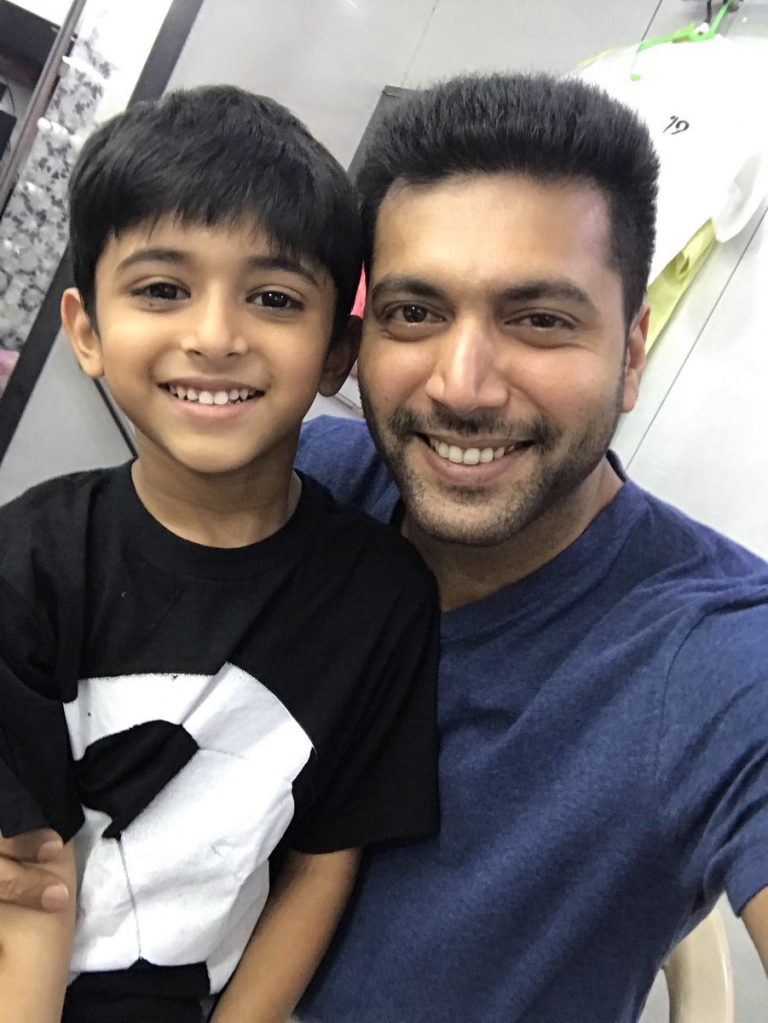 Jayam Ravi’s six year old son takes internet by storm