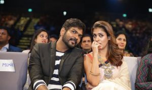 All smiles with Lady Superstar and Vignesh Shivan