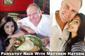 Actress Parvathy Nair Unseen Photos With Matthew Hayden