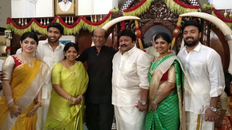 Rajinikanth & Kamal Haasan With Prabhu Family