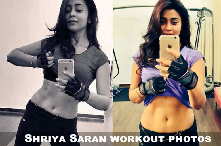Actress Shriya Saran HD Workout Photos