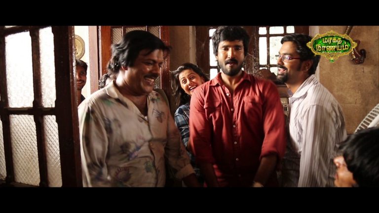 Maragatha Naanayam – Funny moments in shooting spot | Aadhi, Nikki Galrani | Dhibu Ninan Thomas
