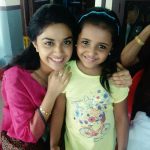 keerthi suresh with cute baby