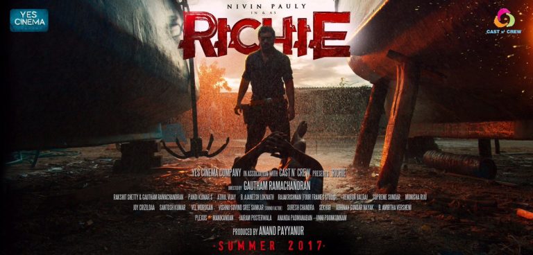 First look of “Richie” – Nivin Pauly, Natty, Shraddha Srinath, Prakash Raj – Gautham Ramachandran