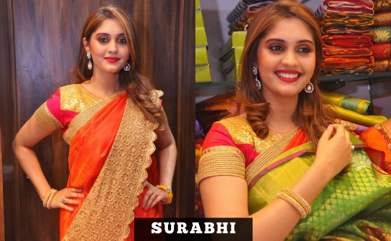 Actress Surabhi At Nakshatra Fashion Store Launch Images