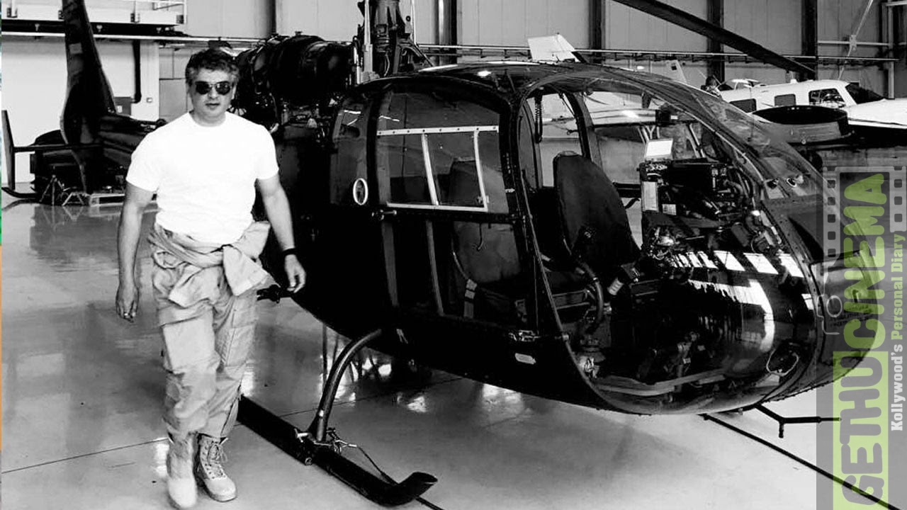 Vivegam ajith helicopter