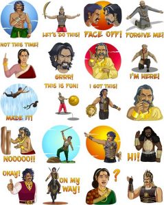 Baahubali and the trend of Facebook stickers
