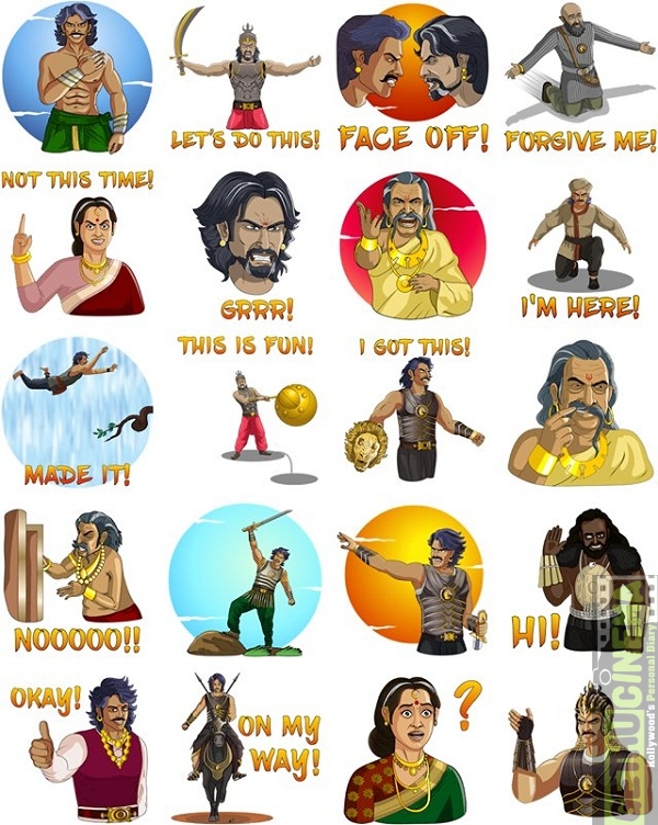 Baahubali and the trend of Facebook stickers