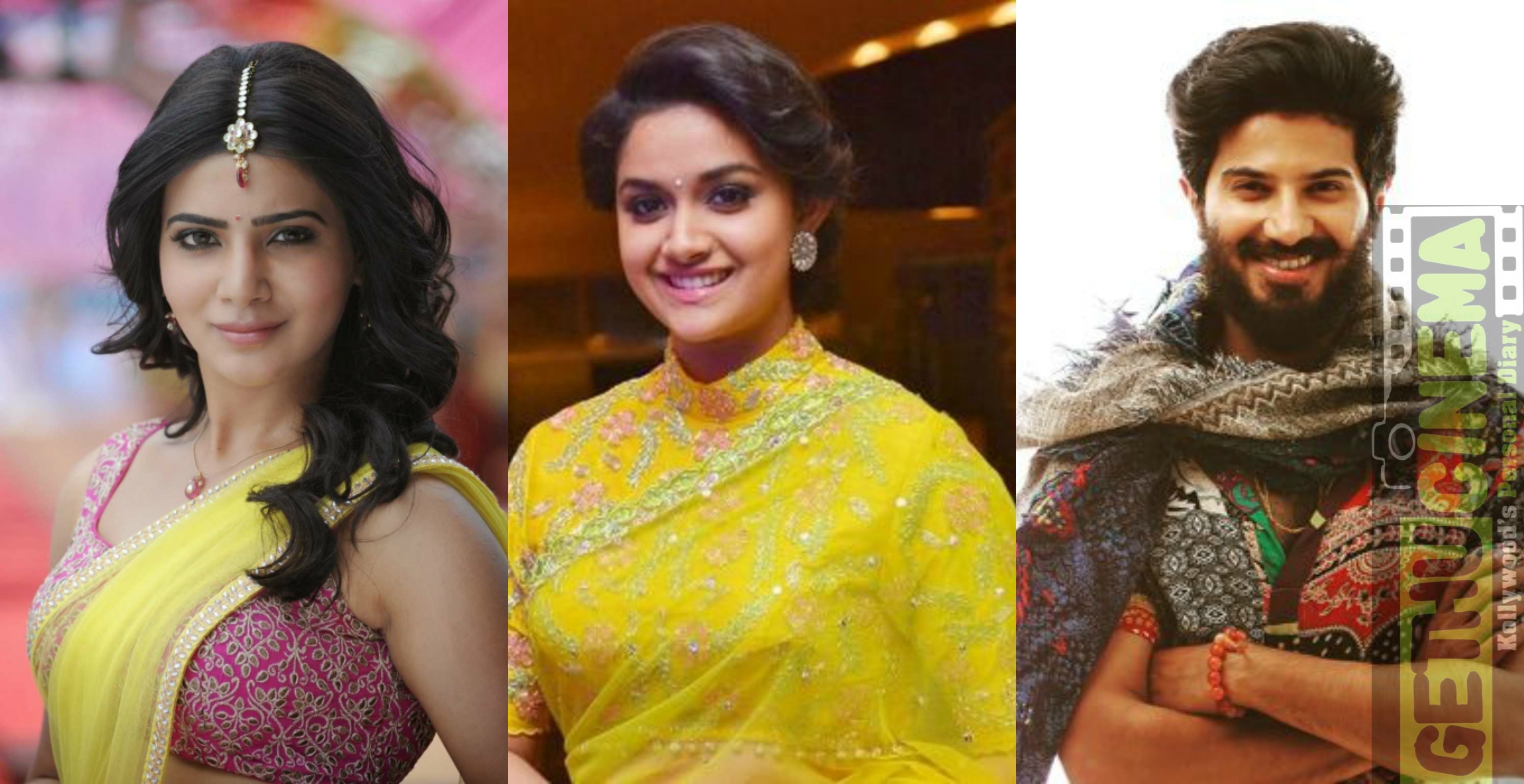 Samantha Ruth Prabhu, Keerthy Suresh and Dulquer Salmaan Savithri biopic mahanathi