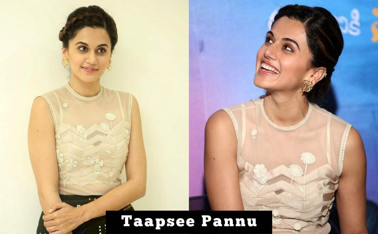 Actress Taapsee Pannu at Anando Brahma Trailer Launch Gallery
