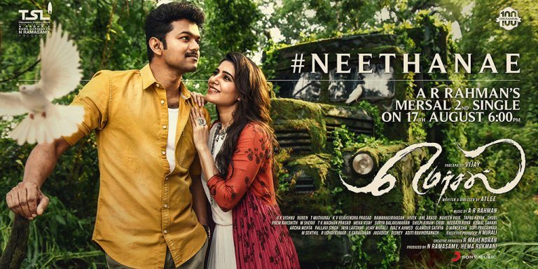 Mersal Melody Song “NEETHANAE” HD Release Date Poster