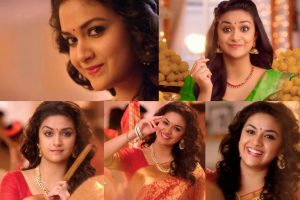 Keerthy Suresh – Chennai Silks 2017 Diwali Mersal HD Cute Gallery