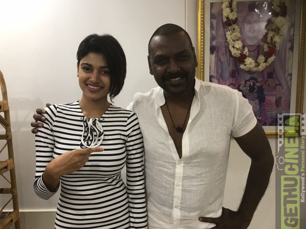 oviya and Raghava Lawrence