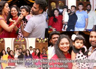 Dance Choreographer Shobi's Daughter 2nd Birthday Celebration Photos