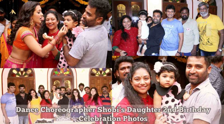 Dance Choreographer Shobi's Daughter 2nd Birthday Celebration Photos