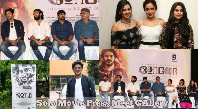 Solo Movie Press Meet HD Photos | DulQuer, Neha sharma, Sai Dhanshika