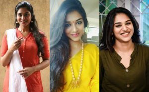 Meyaadha Maan Actress Indhuja 2017 Cute HD Gallery