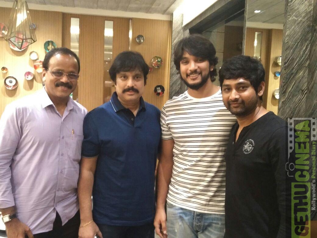 gautham karthik with karthik and thiru