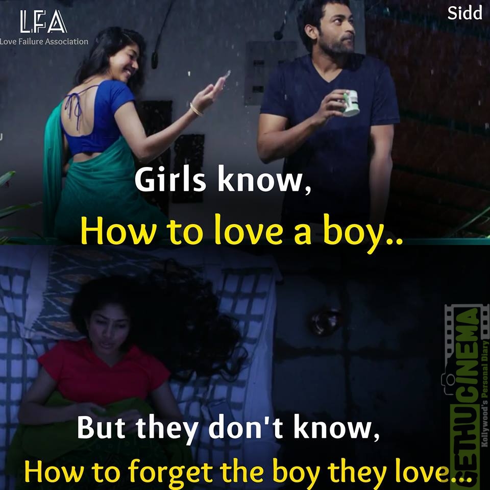 Tamil Movies Love & Love Failure Quotes - Gethu Cinema