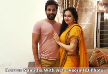 Actress Namitha With ActorVeera HD Photos