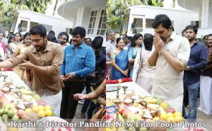 Karthi New Film Pooja Photos