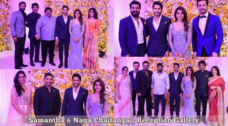 Samantha & Naga Chaitanya's Reception HD Photos