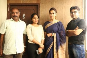 Actress Nayanthara At Aramm Movie Promotion For Theaters HD Gallery