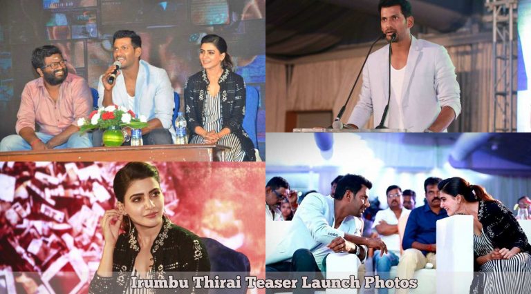 Irumbu Thirai Teaser Launch Photos
