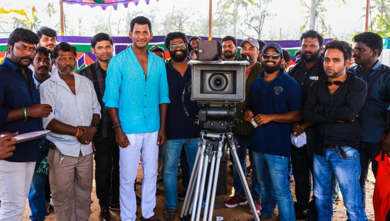 Irumbu Thirai shoot wrapped up Gallery