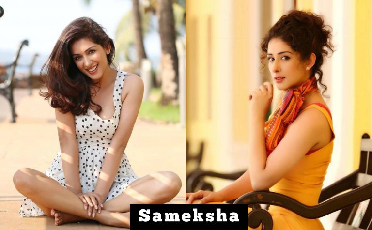 Actress Sameksha 2017 latest Cute HD Stills